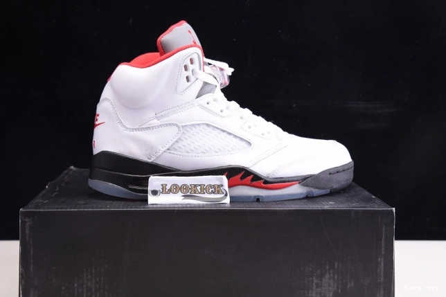Cheap Husky Fire Silver (2020) Retro Jordan Red Air Tongue 5 DA1911-102 0711